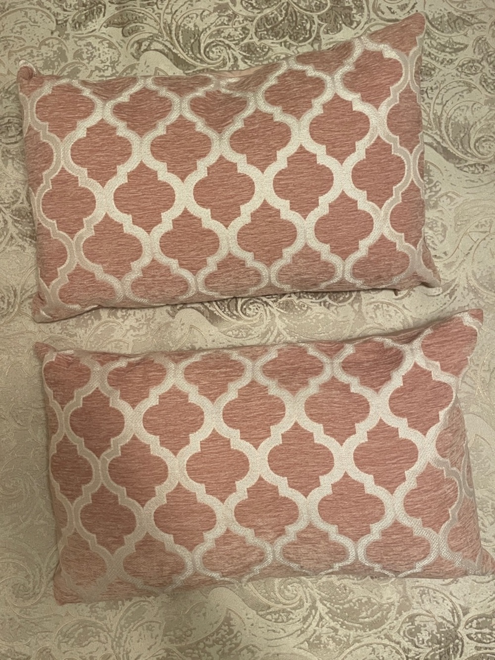 Blush Accent Pillow Set